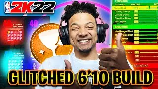 THE MOST UNGARDABLE 6’10 GLITCH BUILD IN NBA 2K22 NEXT GEN!!!