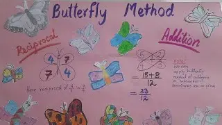 Butterfly in Mathematics Rational numbers TLM #rationalnumbers #mathematics #tlm #viral