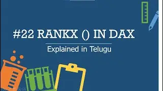 22) RANKX Function in DAX | Explained in Telugu | Power BI Telugu Tutorials