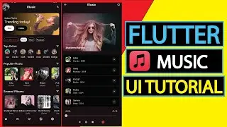 Music App UI in Flutter - Flutter Tutorials for beginners