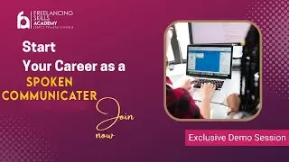 Freelancing Skills Academy Exclusive Demo session of Spoken Communication by Qurat Ul Aine