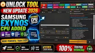 Samsung  M13 SM-M135FU Unlock successful✅ Unlock Tool Big Update 2026Samsung Exynos FRP Support | 