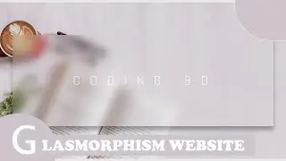 glass morphism website with html and css | Html5 Css3 Tips and Tricks