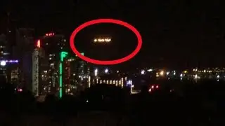 'Mystery Lights' Over San Diego Cause Social Media Freak-Out.UFO Lights Over San Diego ?