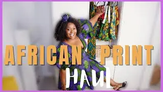 I TRIED BLACK OWNED FASHION BRANDS - African Print Haul | Plus Size Try-On 2020