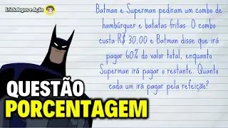 📚 Esta questão de PORCENTAGEM ajuda muito em provas que exijam raciocínio lógico