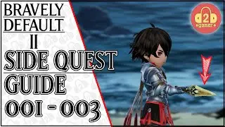 Bravely Default II | SIDE QUEST WALKTHROUGH (001 - 003) | Find the Fisherman's Knife!