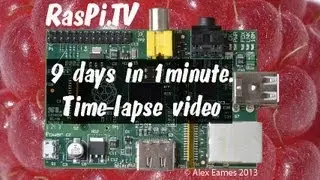 9 days' weather in 1 minute - time-lapse video with Raspberry Pi Camera