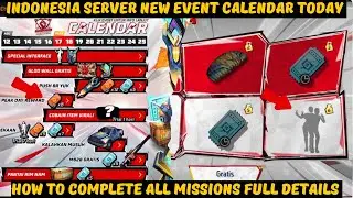 Indonesia Server New Event Calendar || Free Incubator & Gloowall 🔥 ff indonesia server new event 🎯