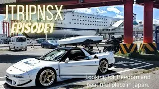 Camping around japan with HONDA supercar NSX | Nature ASMR.
