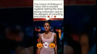 Halloween warning ⚠️ #tokyo #japan #scary #security
