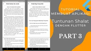 Tutorial Membuat Aplikasi Tuntunan Shalat dengan Flutter Part 3