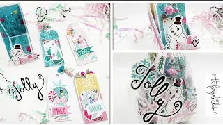 WINDOW SHAKER TAGS AND CADDY | PART 2/5 | CRAFTING CHRISTMAS | SEE WHAT I MADE | HOLIDAILY PAPER