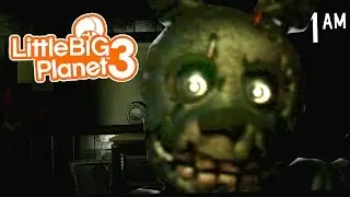 LittleBIGPlanet 3: Five Nights at Freddy's 3 [Community Levels] - PS4 Gameplay