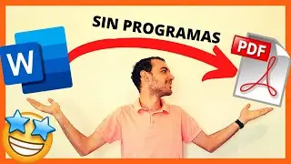 👉 CONVERTIR DE WORD A PDF SIN PROGRAMAS 🔥 ► Lo muestro en 2 MINUTOS 🚀 | GRATIS Y FÁCIL