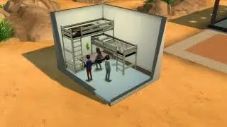 Functional triple bunk beds. Sims 4