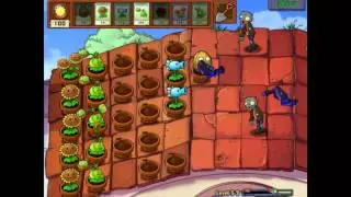 Plants vs. Zombies Swimming Pool Walkthrough Part # 9