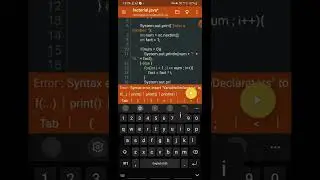 Java Programming || factorial || #shorts #programming #developer #coding #CreatingForIndia #study