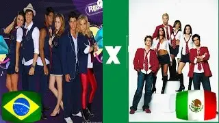 Comparação dos atores de RBD (Brasileira x Mexicana ) |Blog da Nathany