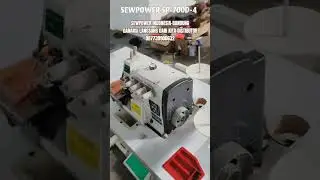 Mesin jahit obras terbaru SEWPOWER SP-700D-4/5 benang 4 dan 5 #konveksibandung #mesinjahit #sewing