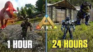 🎥I Survived 24 Hours on the Island in ARK: Mobile ultimate edition (The movie)