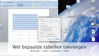 Tabellen toevoegen