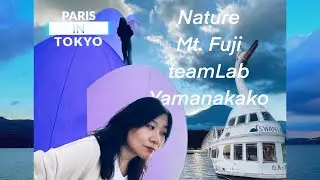 Nature with digital art installation in Japan - teamLab at Yamanakako