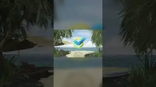 Island/Beach Summer Logo 2 After Effects Template  #ae #aftereffectstemplate #logo  #motiongraphics