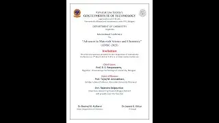 KLS GIT Presents International Conference on Advances in Materials Science and Chemistry - Day-2