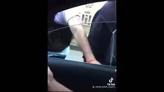 Mayhem Dashing from armed police throws gun out the car
