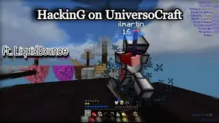 Hacking On UniversoCraft w/ LiquidBounce B89 | Killaura, Scaffold, Speed | Best Server to Hack On!🔥