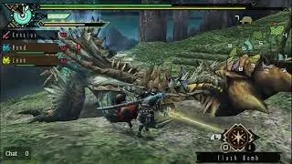 MHP3D Zinogre Urgent Quest Elder Quest [Long Sword Gameplay]