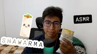 ASMR Español - COMIENDO SHAWARMA // EATING ASMR  #shawarma