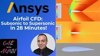 ANSYS Fluent Tutorial | Airfoil Simulation of Subsonic, Transonic & Supersonic Flow!