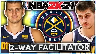 MVP NIKOLA JOKIC BUILD IN 2K21 NEXT GEN! GREATEST 2-WAY FACILITATOR BUILD IN NBA 2K21!