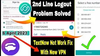 2nd Line - TextNow Not Working Problem Solved 2023 // Fake WhatsApp kaise banaye free malayalam