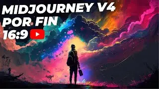 MIDJOURNEY: Introducción para Youtubers (por fin formato 16:9!)