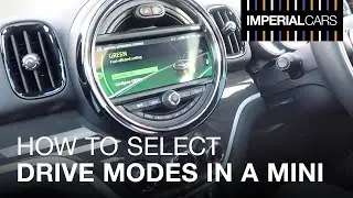 How to select different drive modes in a Mini