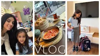 🎒İLK DƏRS GÜNÜMÜZ•MƏKTƏBƏ HAZIRLIQ•VLOG