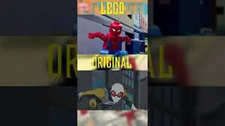 Invincible Meets Spider Man but in LEGO (Side by Side) #lego #invincible #spiderman