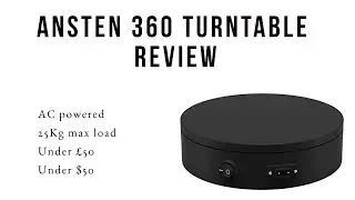 ANSTEN Professional 360 Degree Electric Rotating Turntable for Photography Quick Review