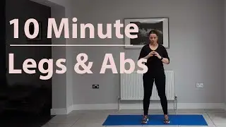 10 MINUTE // Legs and Abs Workout // NO Equipment Needed