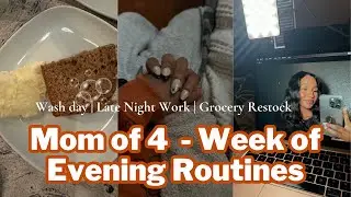Evening Routines as a Work From Home Mom of 4 and Night Owl Family
