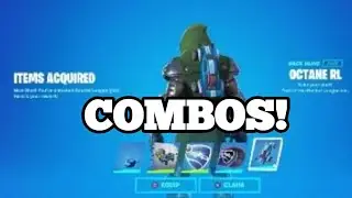 Combos With *NEW* 'Octane RL' Backbling!  (Fortnite)