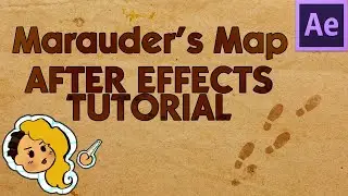 How to Create a MARAUDER'S Style Map in After Effects FAST & EASY