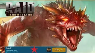 Raid: Shadow Legends- awesome mid-game Dragon's Lair team, stage 24 spirit affinity