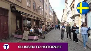 🇸🇪 Stockholm Mega Walk - Green Metro Line ALL stations -  [Slussen to Hötorget] Part 5 (#632)
