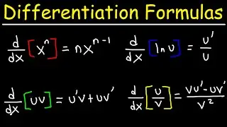 Differentiation Formulas - Notes