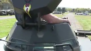 Taking a ride on a Vietnam War XM 706 armored car