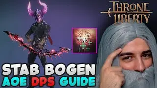 Throne & Liberty STAB BOGEN AOE DPS Schaden Guide | PVE Tipps in TnL TaL - Wakayashi